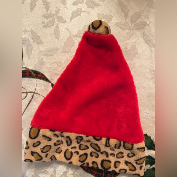 Women’s XL “Santa…I can explain” Top with matching Leopard Band Santa Hat - Picture 8 of 8